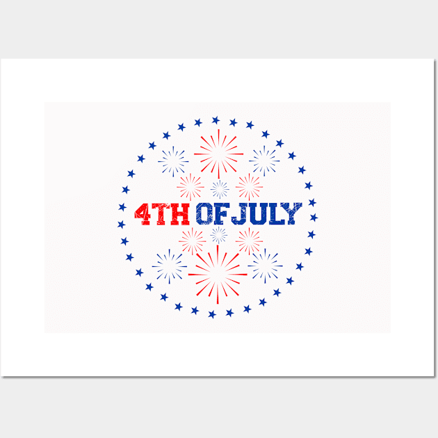 4th of july Wall Art by first12